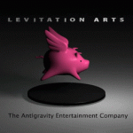 levitation arts logo floating antigravity technology patent holder cool new tech gadgets magnetic flying pig gif