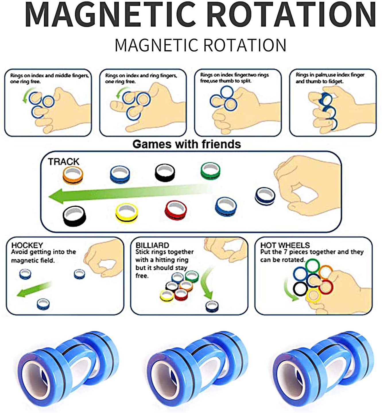 Magnetic Finger Rings – LEVITRON CENTRAL